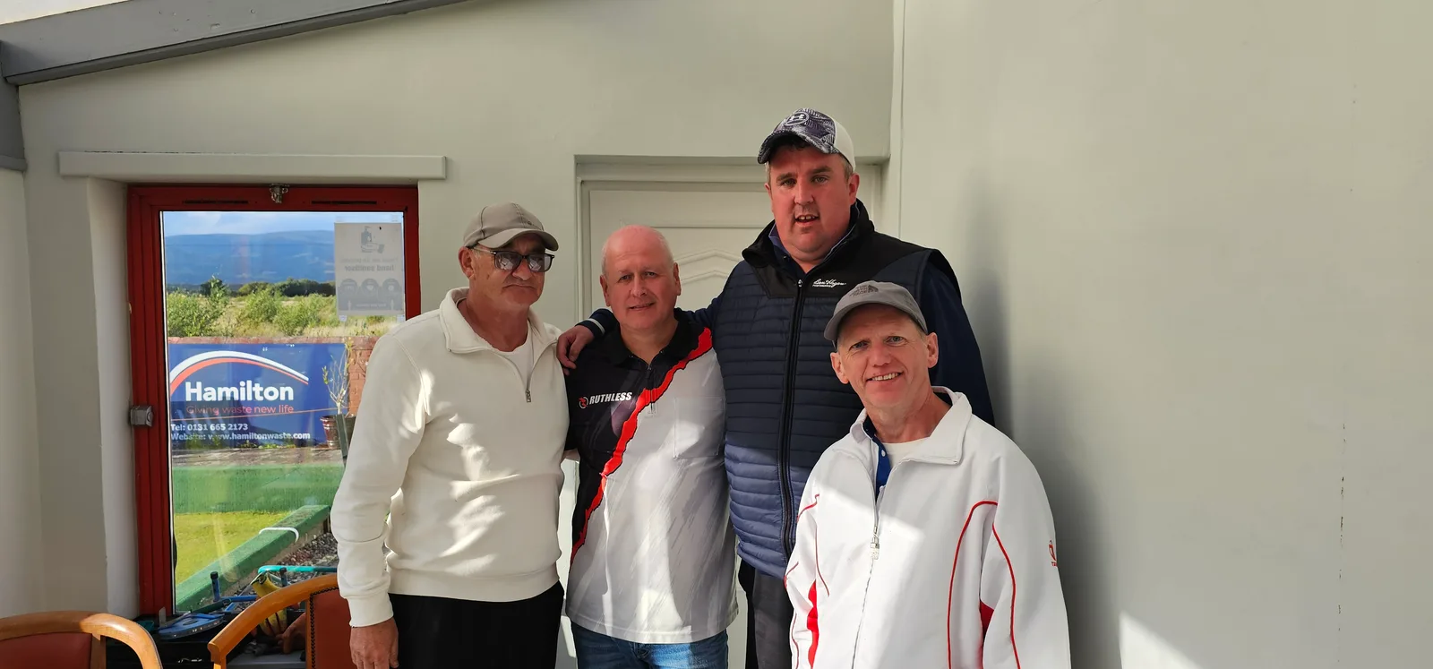 Defeated Semi-Finalists – Team 2: Wullie Nicol, Robert Johnstone, Martyn "Tino" Scott