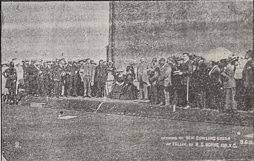 Opening of Bowling Green 1911