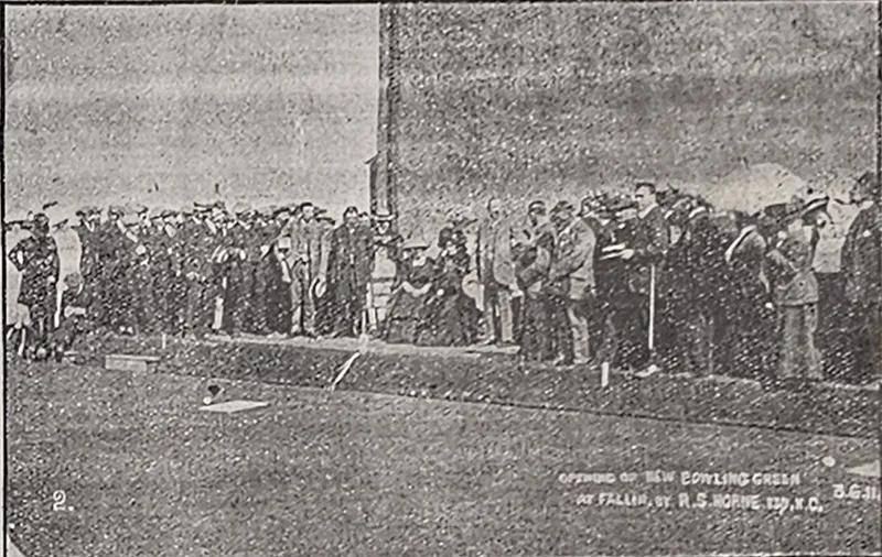Opening of Bowling Green 1911