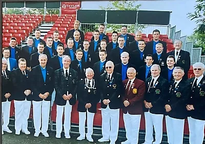 The Bone family of bowlers pictured at Polmaise Bowling Club