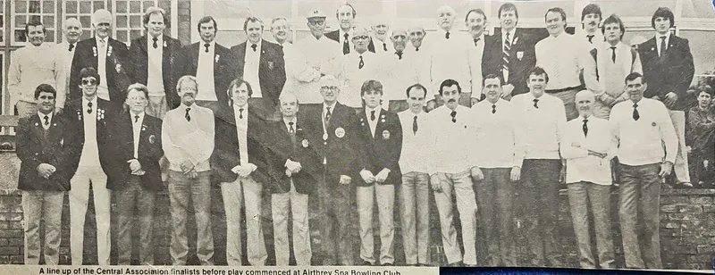 Central Association finalists at Airthrey Spa Bowling Club