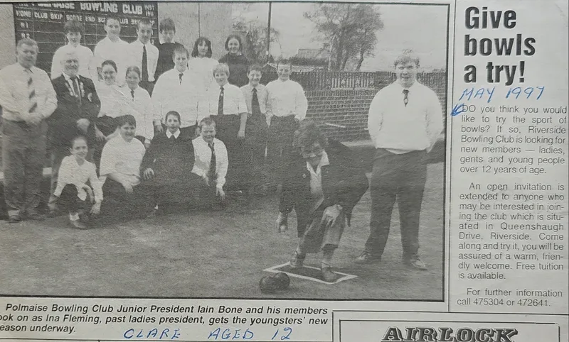 May 1997 - Junior President Iain Bone