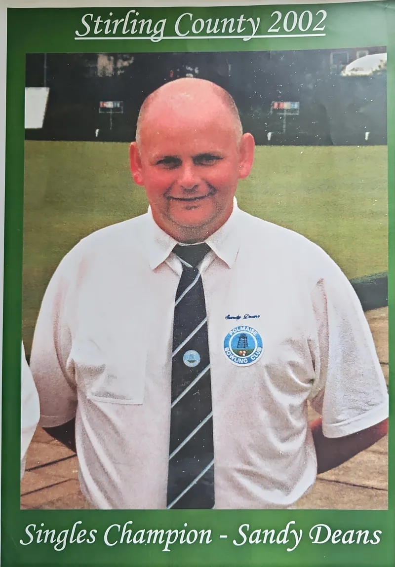 2002 Stirling County Singles Champion - Sandy Deans