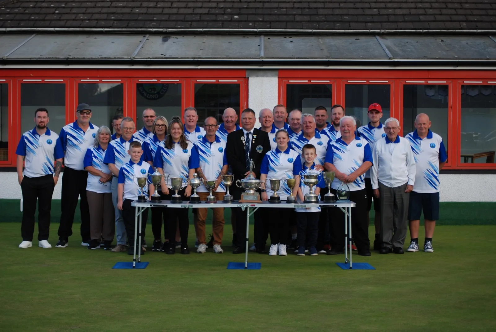 Polmaise Bowling Club Trophy Cabinet